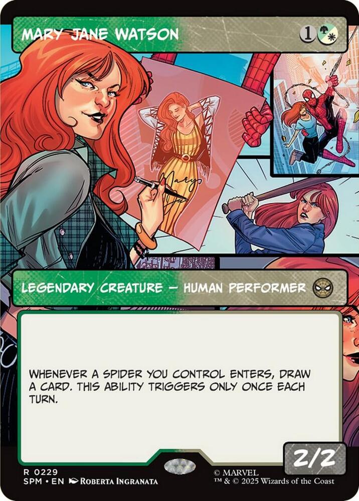 Mary Jane Watson  229/198 (Marvel's Spider-Man)  - Showcase Foil