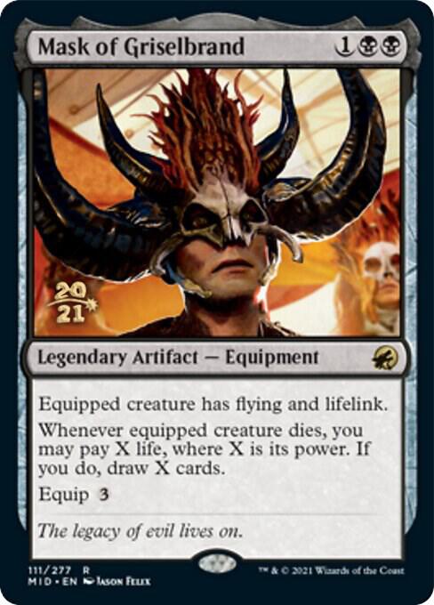 Mask of Griselbrand 111s/171 (Prerelease Cards)  - Foil