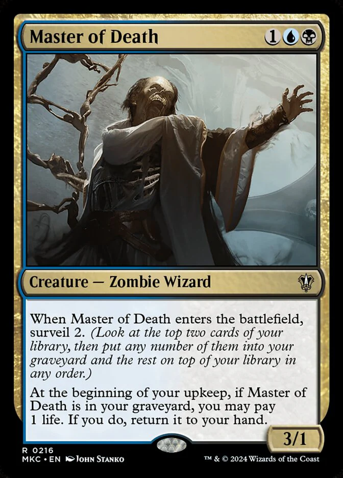 Master of Death 216/311 (Commander: Murders at Karlov Manor)
