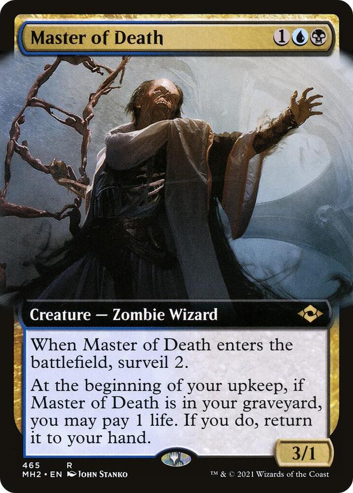 Master of Death Extended Art 465/303 (Modern Horizons 2)  - Foil