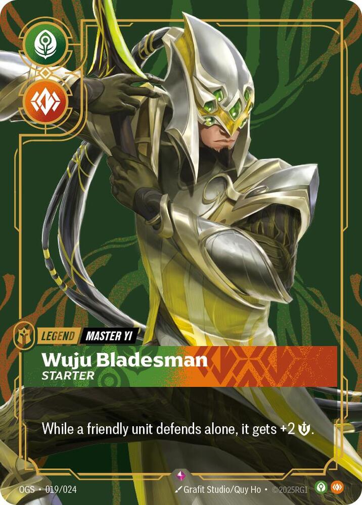 Master Yi - Wuju Bladesman 19/24 (Origins: Proving Grounds)