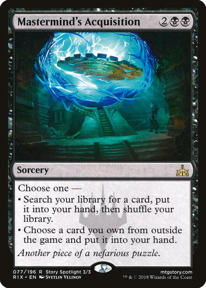 Mastermind's Acquisition 77/196 (Rivals of Ixalan)