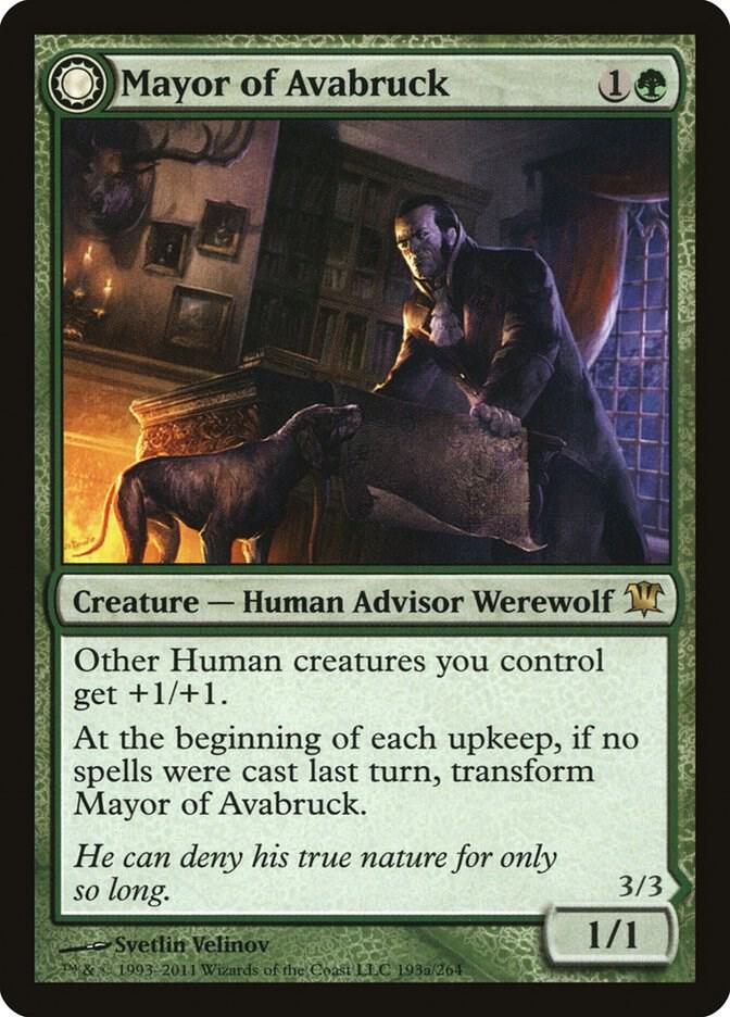 Mayor of Avabruck // Howlpack Alpha 193/264 (Innistrad)  - Foil