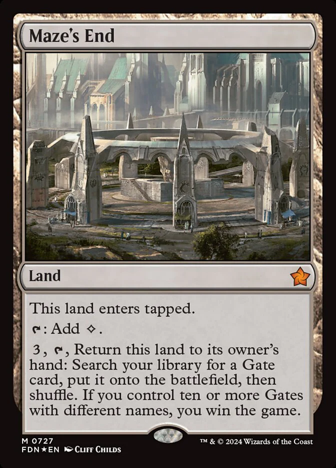 Maze's End 727/291 (Foundations) - Foil