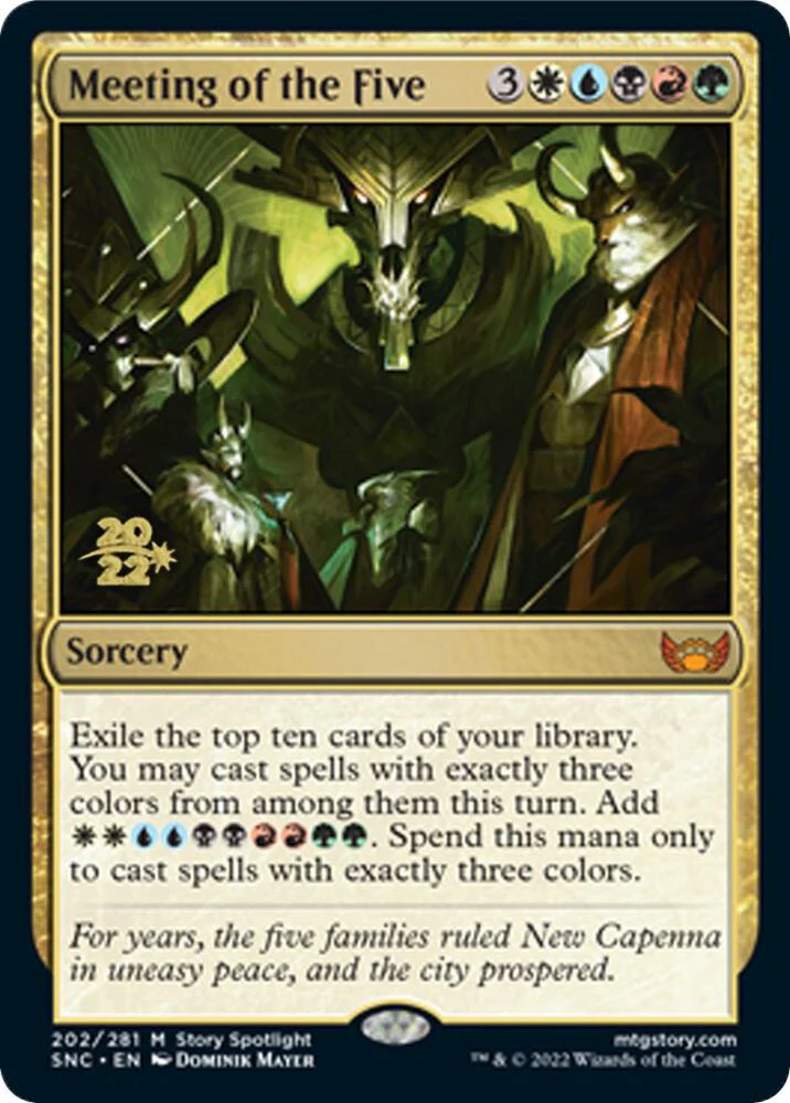 Meeting of the Five 202s/161 (Prerelease Cards)  - Foil
