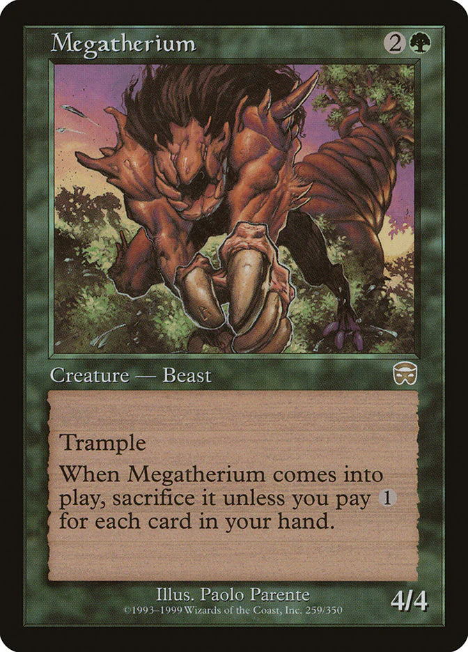 Megatherium 259/350 (Mercadian Masques)