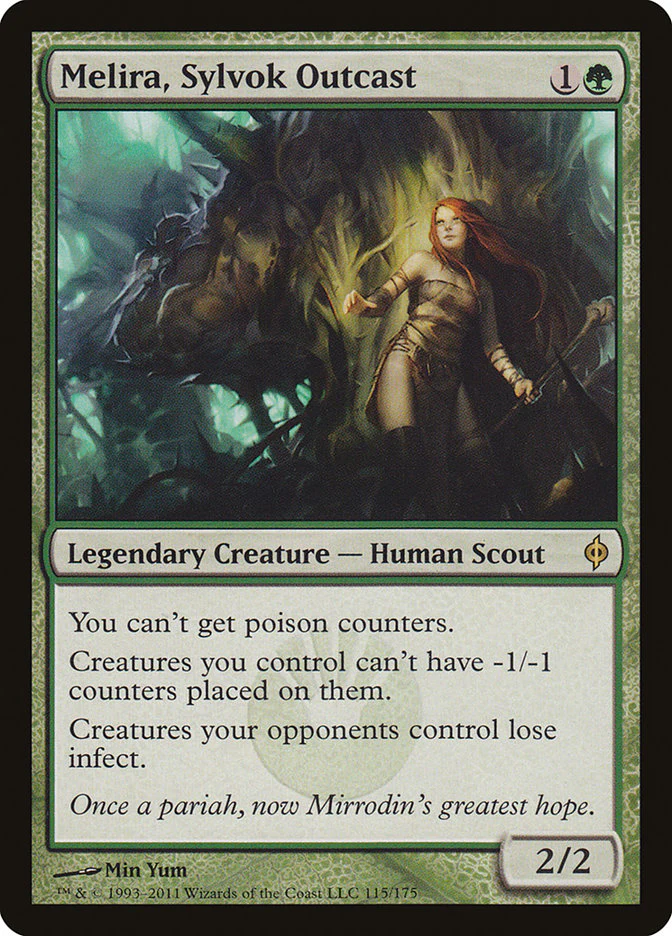Melira Sylvok Outcast 115 (New Phyrexia)  - Foil
