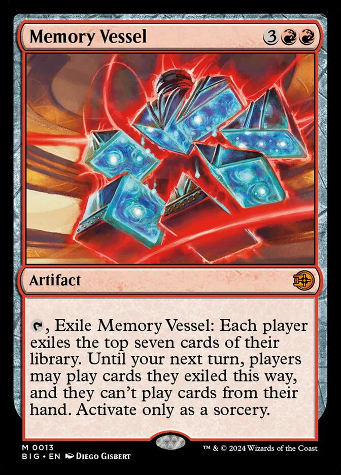 Memory Vessel 13/30 (Outlaws of Thunder Junction: The Big Score)  - Foil