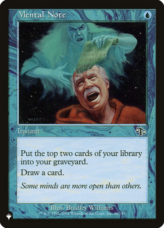 Mental Note JUD-46/5075 (The List Reprints)