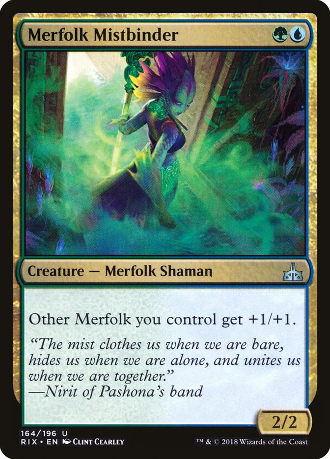 Merfolk Mistbinder 164 (Rivals of Ixalan)