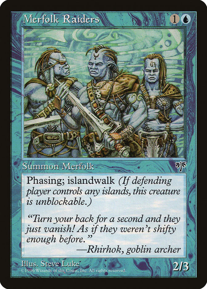 Merfolk Raiders 75/350 (Mirage)