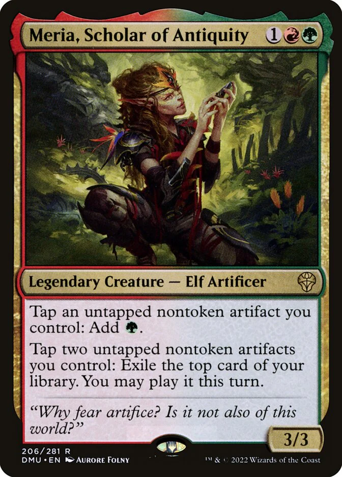 Meria Scholar of Antiquity 206 (Dominaria United)  - Foil