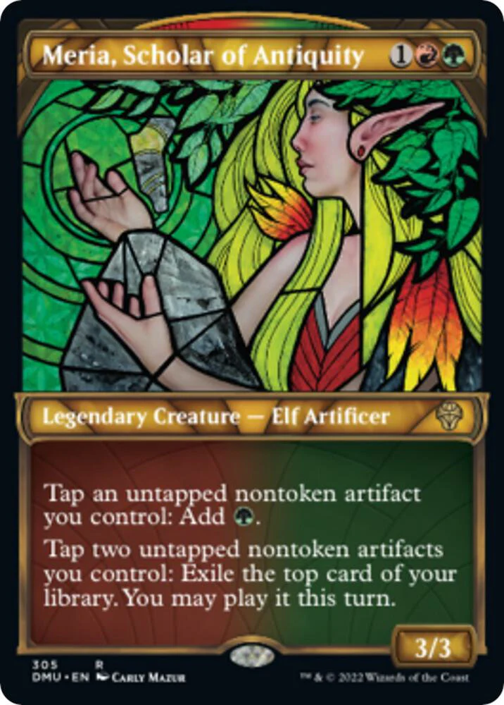 Meria Scholar of Antiquity Showcase 305/281 (Dominaria United)  - Foil