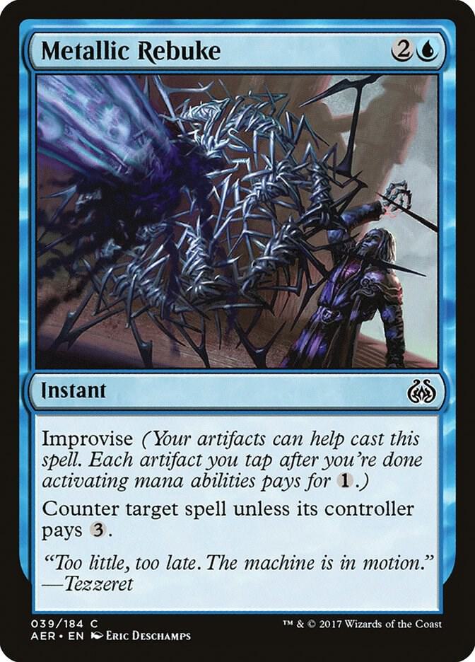 Metallic Rebuke 39/184 (Aether Revolt)  - Foil