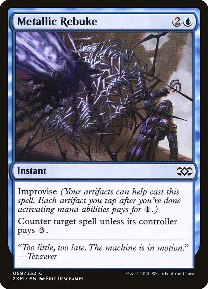 Metallic Rebuke 59/332 (Double Masters) - Foil