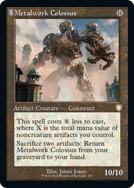 Metalwork Colossus Retro Frame 147/40 (Commander: The Brothers' War)