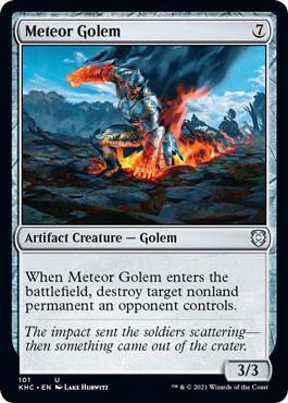 Meteor Golem 101/1 (Commander: Kaldheim)