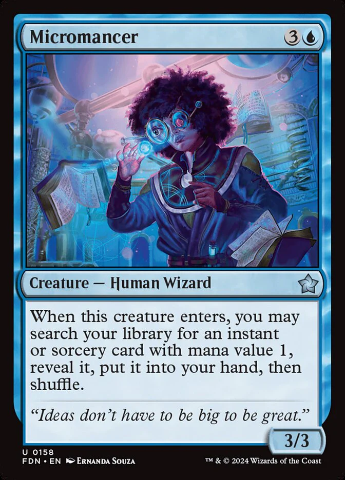 Micromancer 158/291 (Foundations) - Foil