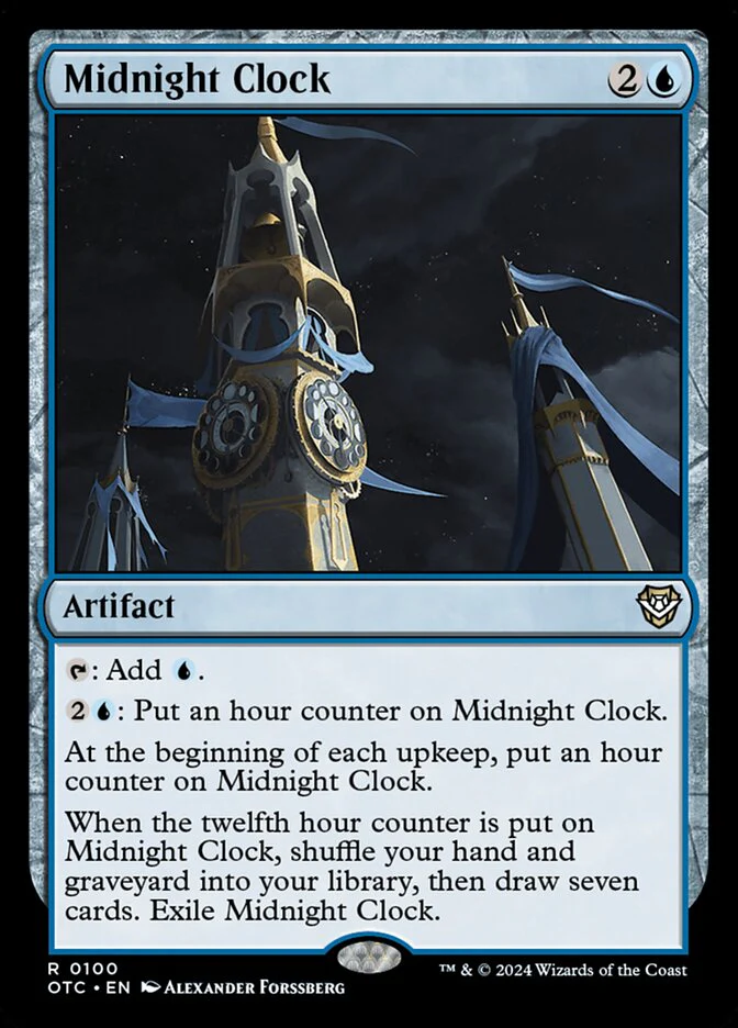 Midnight Clock 100/342 (Commander: Outlaws of Thunder Junction)