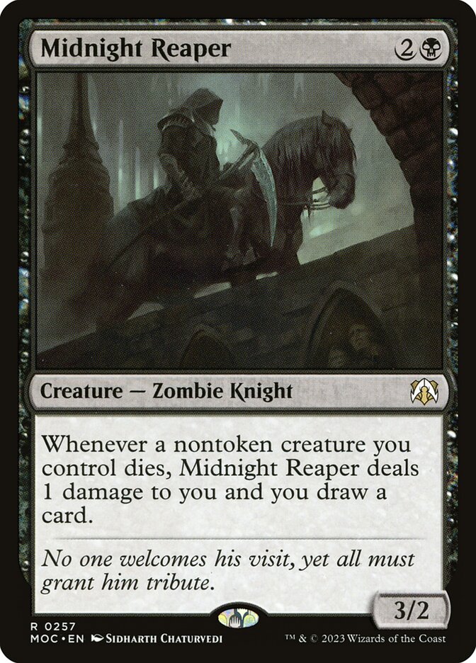 Midnight Reaper 257/444 (Commander: March of the Machine)