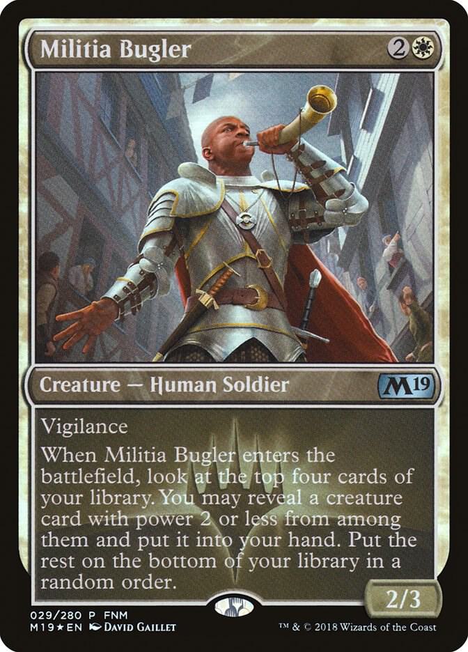 Militia Bugler 29/280 (FNM Promos)  - Foil