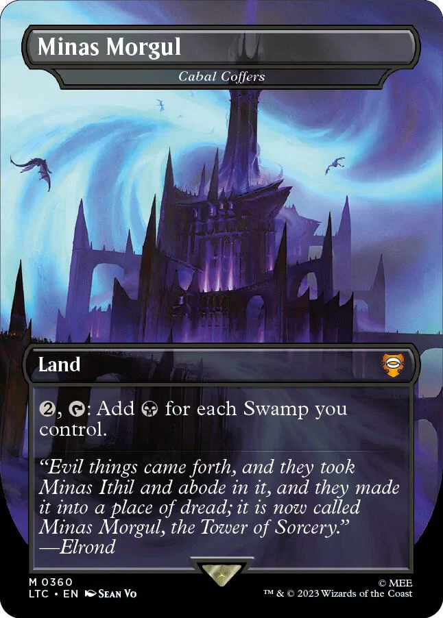 Minas Morgul - Cabal Coffers 360 (Commander: The Lord of the Rings: Tales of Middle-earth)  - Borderless Foil
