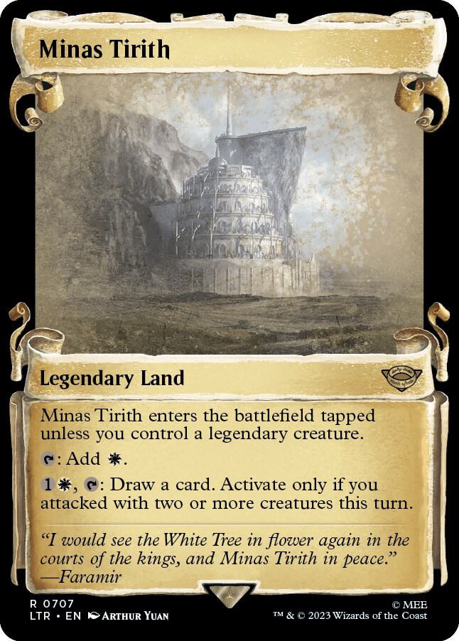 Minas Tirith 707 (Universes Beyond: The Lord of the Rings: Tales of Middle-earth)  - Showcase Scroll Foil