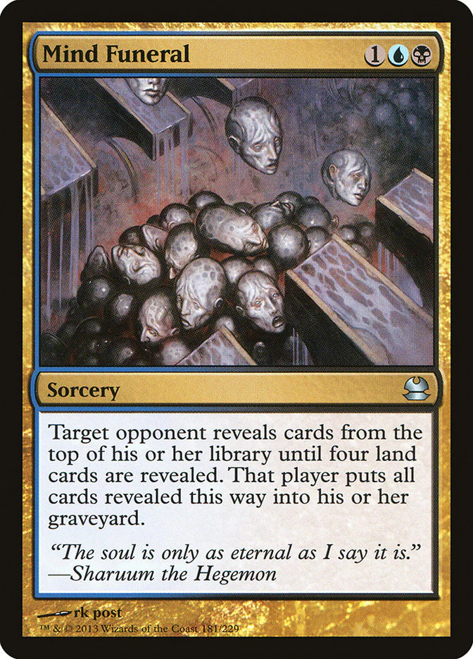 Mind Funeral 181/229 (Modern Masters)  - Foil