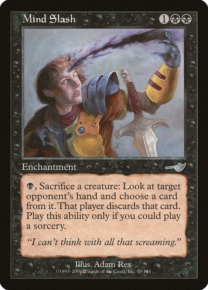 Mind Slash 59/143 (Nemesis)  - Foil