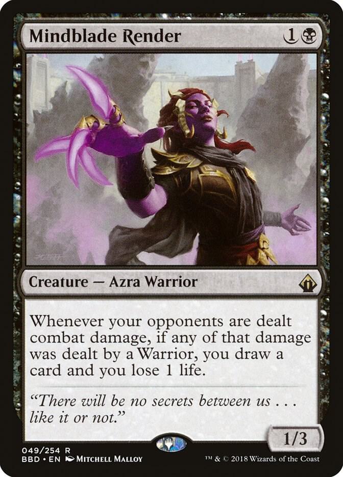 Mindblade Render 49/254 (Battlebond)  - Foil
