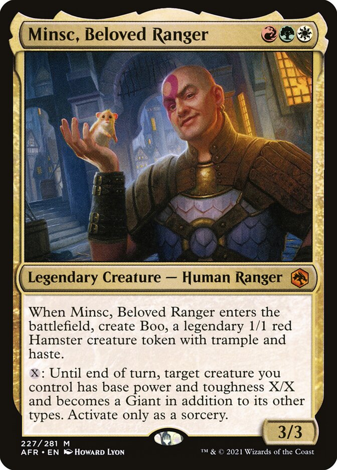 Minsc, Beloved Ranger 227/281 (Adventures in the Forgotten Realms)