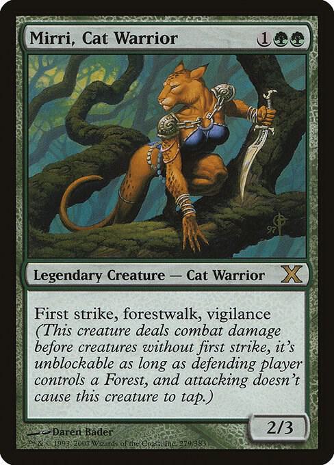 Mirri, Cat Warrior 279/383 (10th Edition)