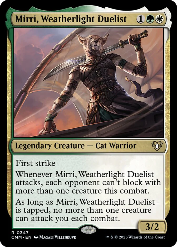 Mirri, Weatherlight Duelist 347 (Commander Masters)