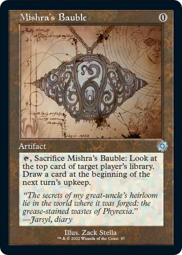 Mishras Bauble Schematic 97 (The Brothers' War: Retro Frame Artifacts)
