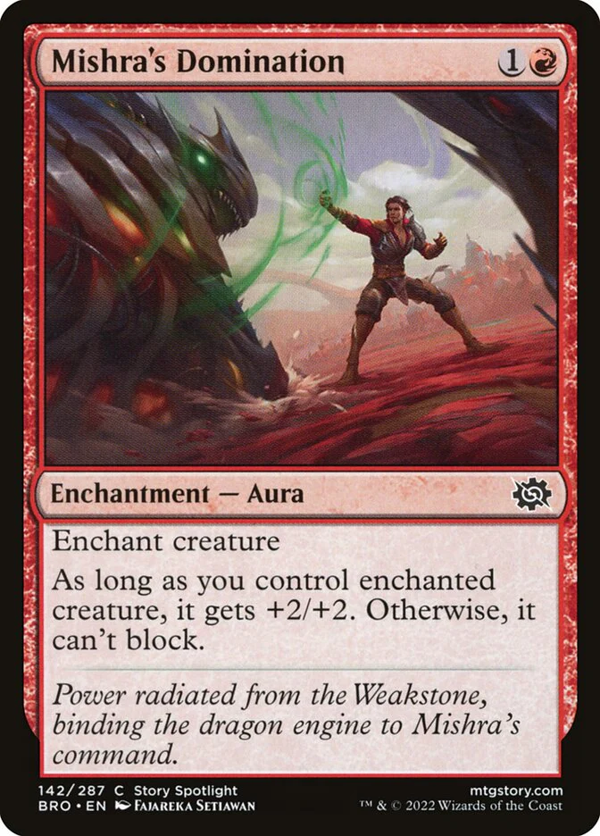 Mishra's Domination 142/287 (The Brothers' War) - Foil
