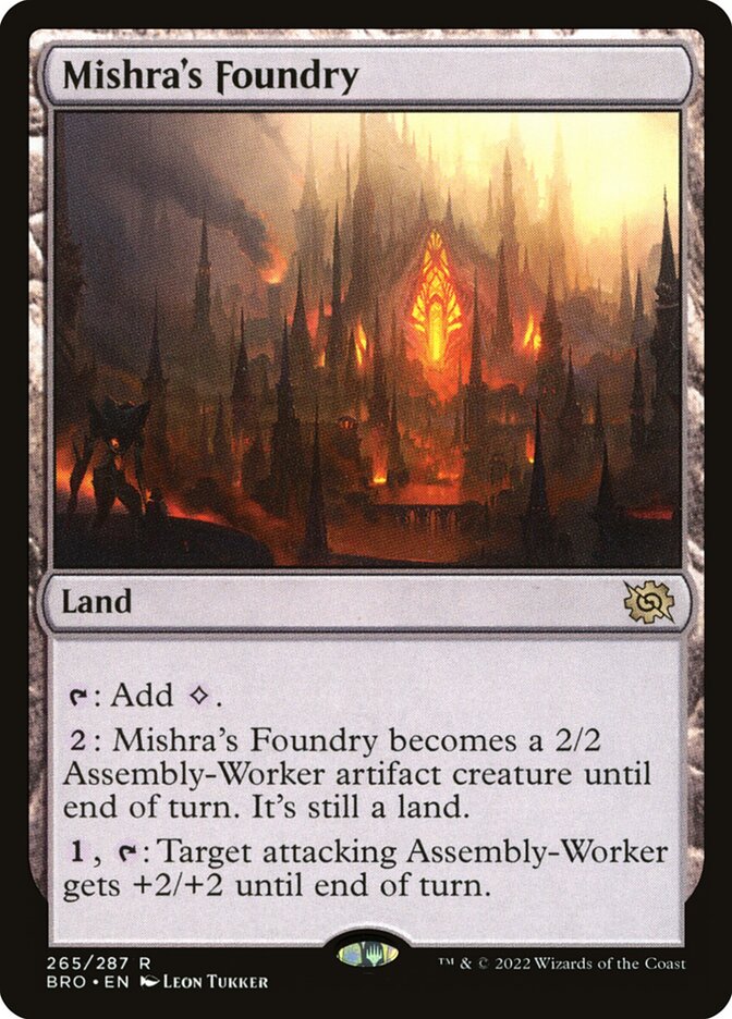 Mishra's Foundry 265 (The Brothers' War)