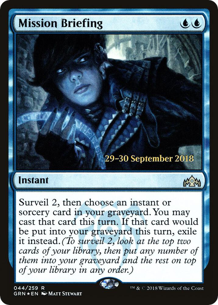 Mission Briefing 44s/84 (Prerelease Cards)  - Foil