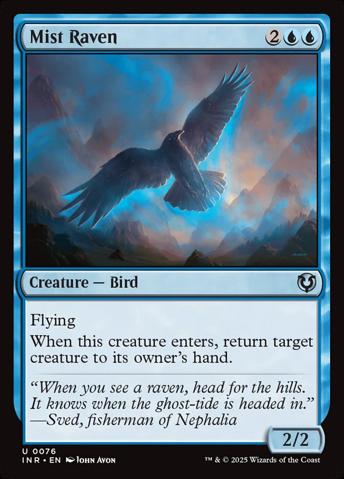 Mist Raven 76/287 (Innistrad Remastered)  - Foil