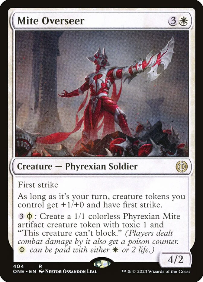 Mite Overseer 404/271 (Phyrexia: All Will Be One)  - Foil
