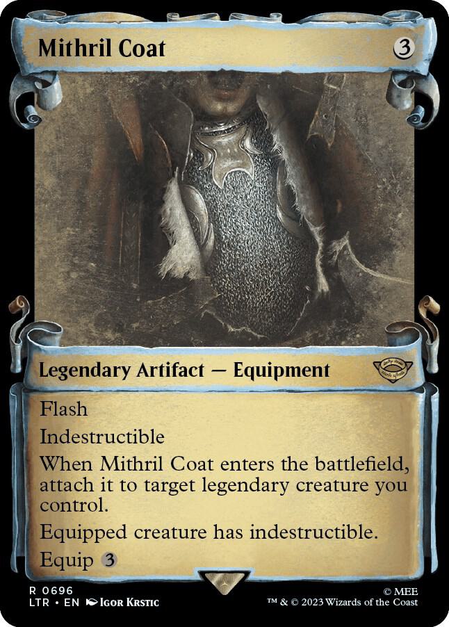 Mithril Coat 696 (Universes Beyond: The Lord of the Rings: Tales of Middle-earth)  - Showcase Scroll Foil