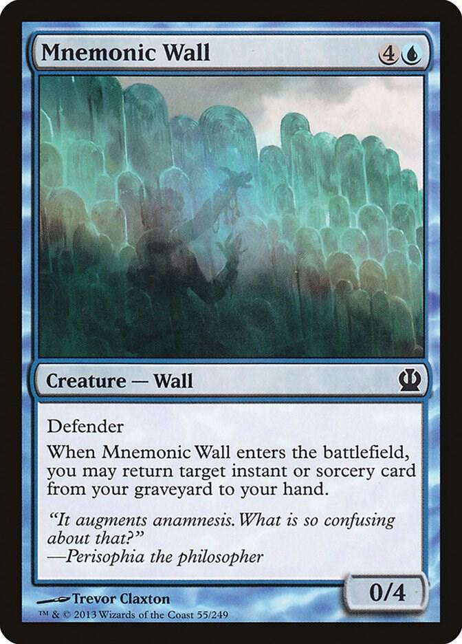 Mnemonic Wall 55/249 (Theros)  - Foil