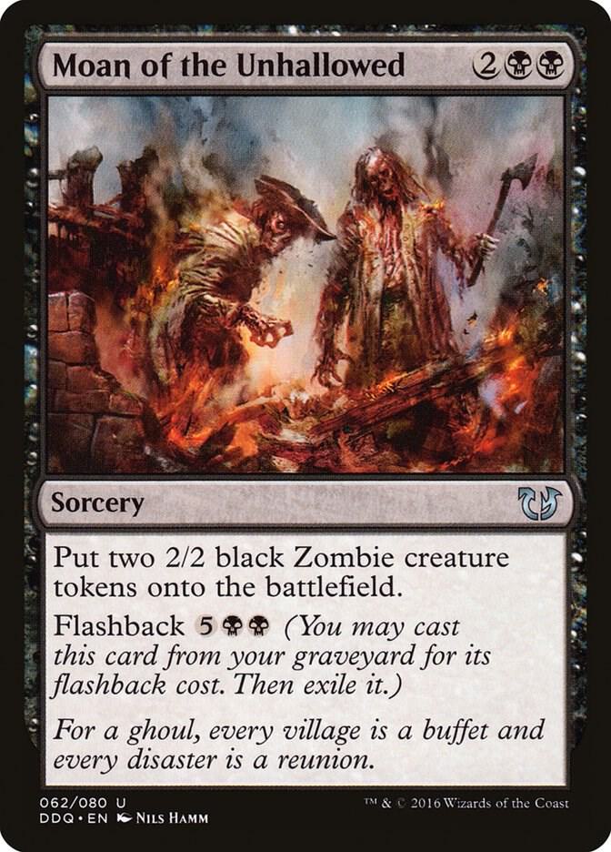 Moan of the Unhallowed 62/80 (Duel Decks: Blessed vs. Cursed)