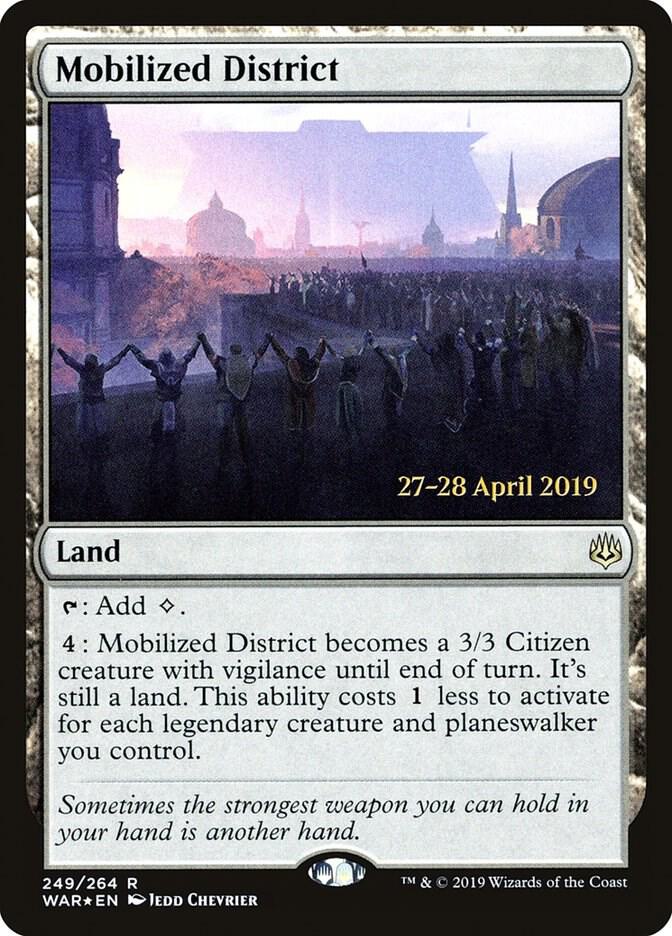 Mobilized District 249s/176 (Prerelease Cards)  - Foil