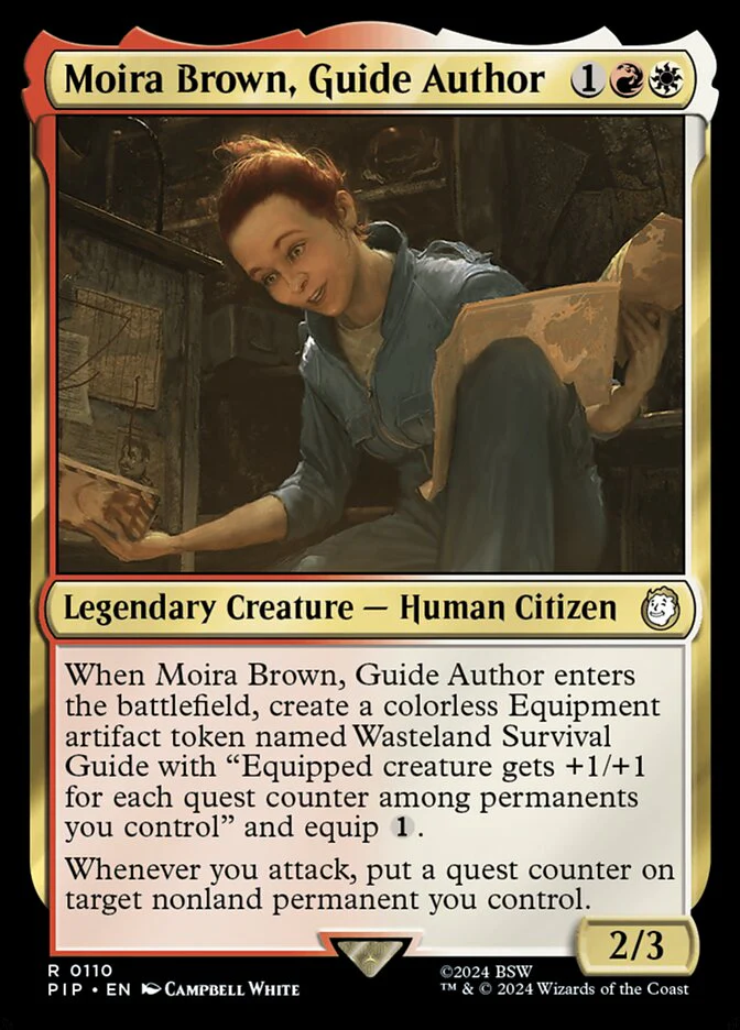 Moira Brown, Guide Author 110/326 (Universes Beyond: Fallout)  - Foil