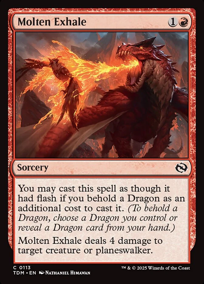 Molten Exhale 113/291 (Tarkir: Dragonstorm)