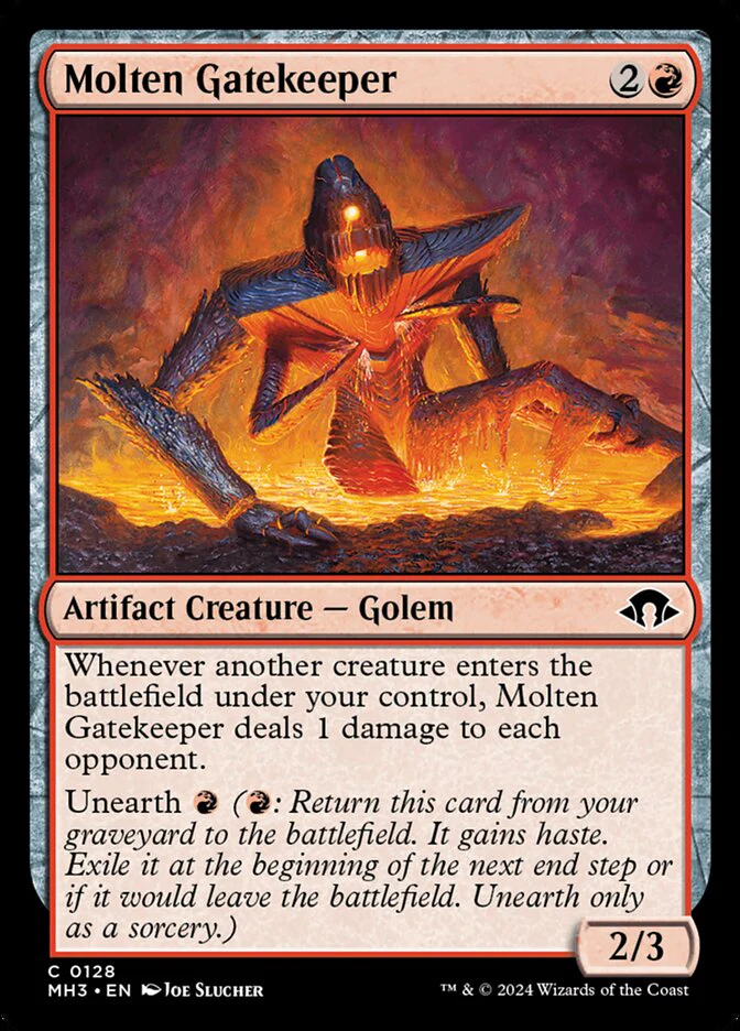 Molten Gatekeeper 128 (Modern Horizons 3) - Foil