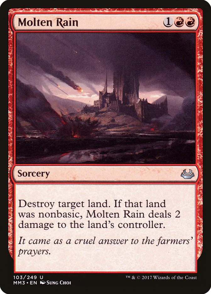 Molten Rain 103/249 (Modern Masters 2017)  - Foil