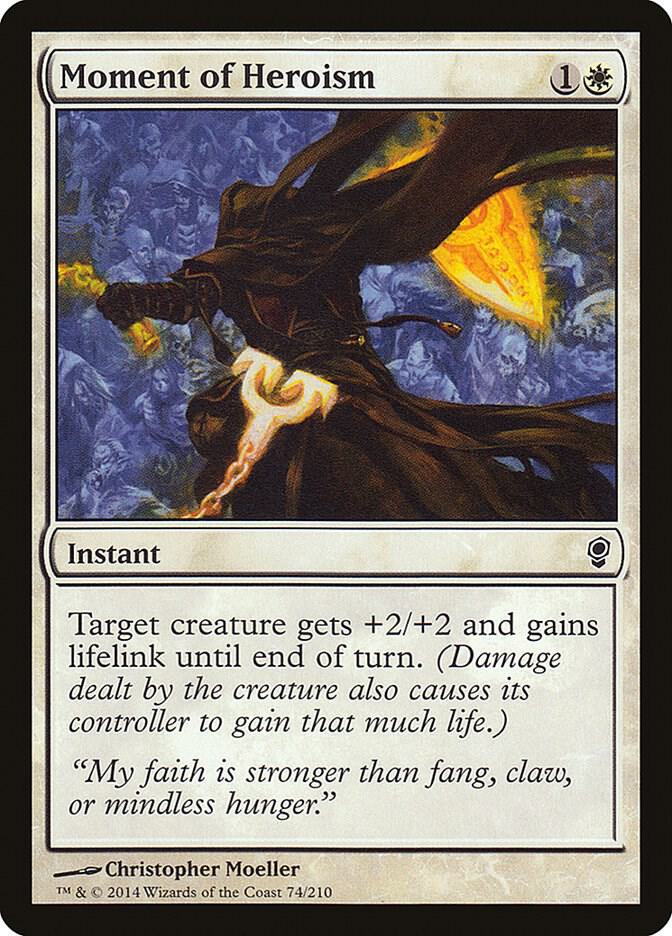Moment of Heroism 74/210 (Conspiracy)  - Foil