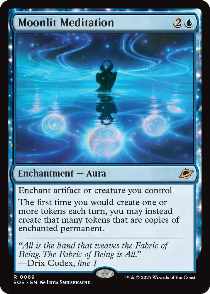 Moonlit Meditation 69/276 (Edge of Eternities) - Foil