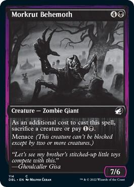 Morkrut Behemoth 114/534 (Innistrad: Double Feature)  - Foil